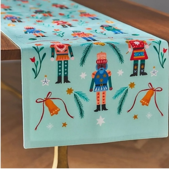 Anthropologie Nutcracker Holiday Table Runner NWT - Picture 2 of 4